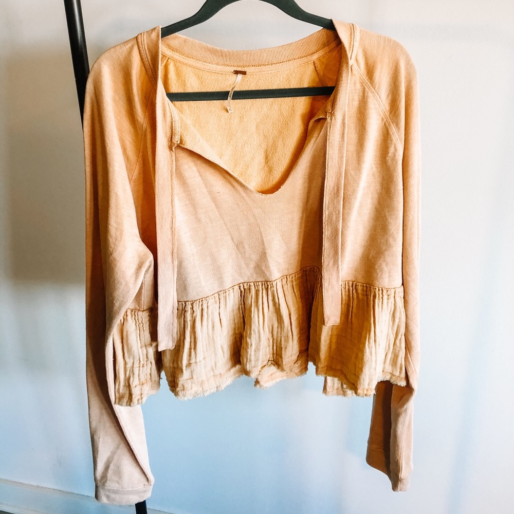 Free People Cropped Sweater